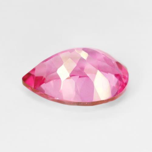 9,17 ctw natürlicher pink Topas, Birnenform, VVS-VS