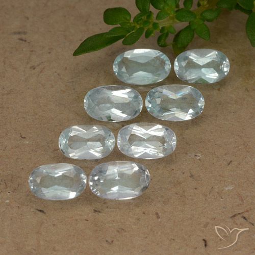 2.19ctw Natürlicher Himmerlblau Topas, Oval, VS