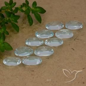 2,71 ct natürliche blauer Topas-Edelsteine, Oval Schliff, VS