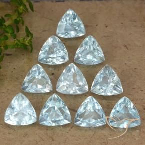 5.31 ct natürliche Himmerlblau Topas-Edelsteine, Trillion, VS