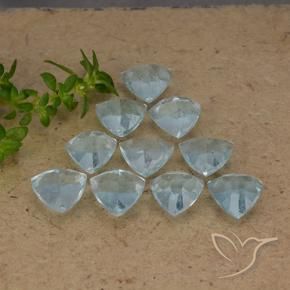 5.31 ct natürliche Himmerlblau Topas-Edelsteine, Trillion, VS