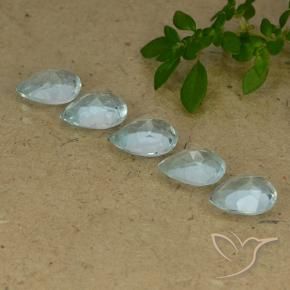 4.06 ct natürliche Himmerlblau Topas-Edelsteine, Birnenform, VVS-VS