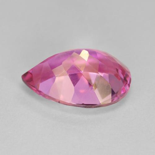 9,17 ctw natürlicher pink Topas, Birnenform, VVS-VS