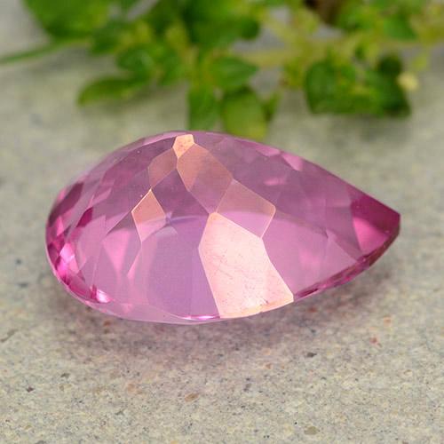 9,17 ctw natürlicher Tiefes Magenta Topas, Birnenform, VVS-VS