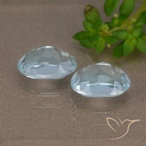 2.25 ct natürliche Himmerlblau Topas-Edelsteine, Oval, VVS-VS