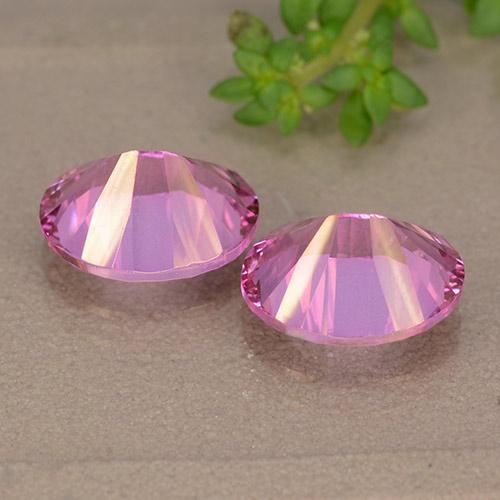 6.02 ct natürliche Mittel-Dunkelrosa Topas-Edelsteine, Oval, VS