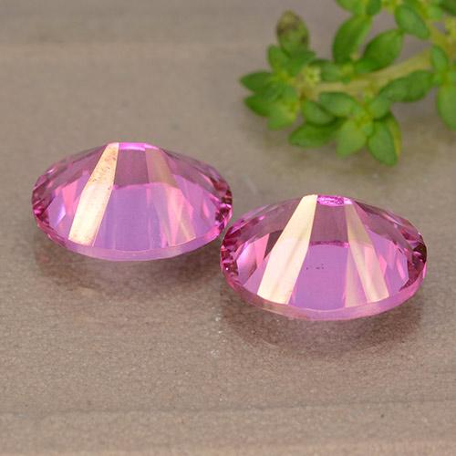 6.30 ct natürliche Mittel-Dunkelrosa Topas-Edelsteine, Oval, VS