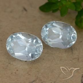 2.19 ct natürliche Himmerlblau Topas-Edelsteine, Oval, VS