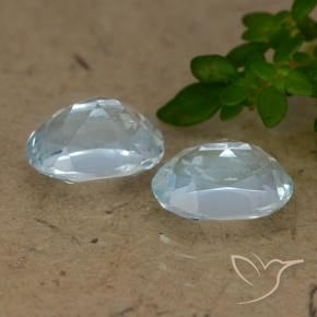 2.19 ct natürliche Himmerlblau Topas-Edelsteine, Oval, VS