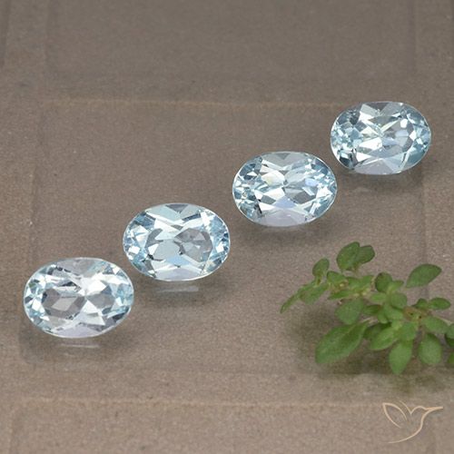 4.14ctw Natürlicher Himmerlblau Topas, Oval, VVS-VS