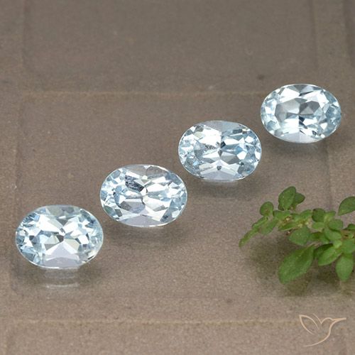 4.59ctw Natürlicher Himmerlblau Topas, Oval, VVS-VS