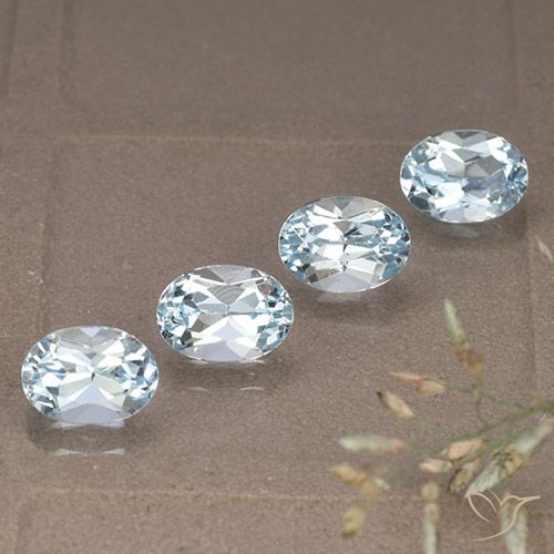 4.47ctw Natürlicher Himmerlblau Topas, Oval, VVS-VS