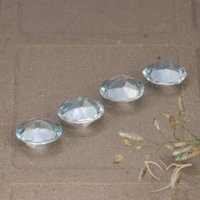 3.59 ct natürliche Himmerlblau Topas-Edelsteine, Oval, VVS-VS