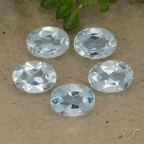 4.55ctw Natürlicher Himmerlblau Topas, Oval, VVS-VS
