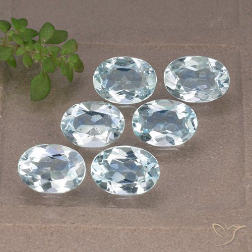 5.79ctw Natürlicher Himmerlblau Topas, Oval, VVS-VS