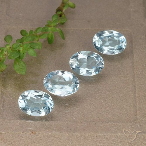 3.52ctw Natürlicher Himmerlblau Topas, Oval, VVS-VS