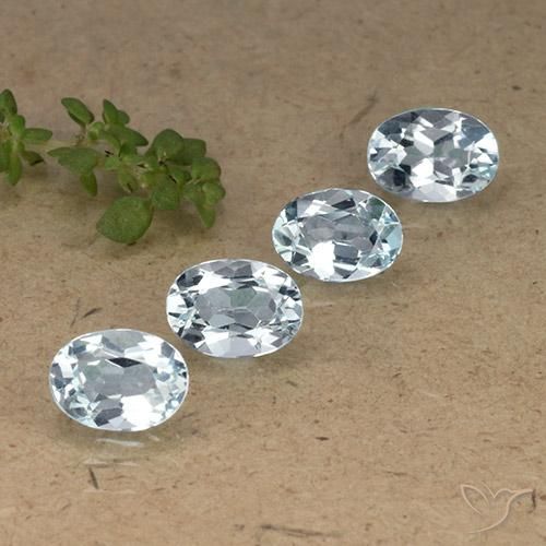 4.06ctw Natürlicher Himmerlblau Topas, Oval, VVS-VS