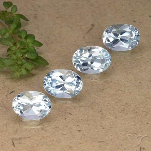 4.51ctw Natürlicher Himmerlblau Topas, Oval, VVS-VS