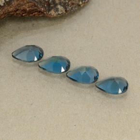 3,07 ct natürliche blauer Topas-Edelsteine, Birnenform, VVS-VS