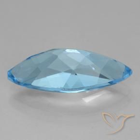 9,17 ctw natürlicher Swiss Blue Topas, Marquise, VVS