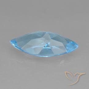 9,17 ctw natürlicher Himmerlblau Topas, Marquise, VVS-VS