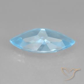 9,17 ctw natürlicher Himmerlblau Topas, Marquise, VVS-VS