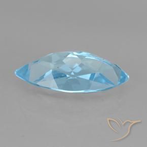 9,17 ctw natürlicher Himmerlblau Topas, Marquise, VVS
