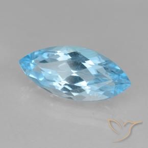 9,17 ctw natürlicher Swiss Blue Topas, Marquise, VVS