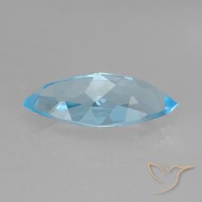 9,17 ctw natürlicher Swiss Blue Topas, Marquise, VVS