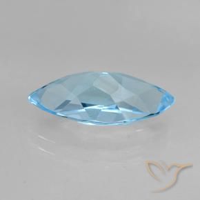 9,17 ctw natürlicher Himmerlblau Topas, Marquise, VVS-VS