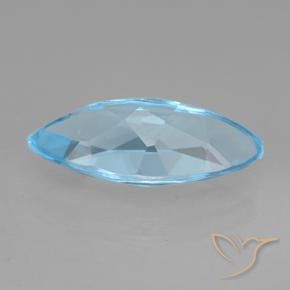 9,17 ctw natürlicher Himmerlblau Topas, Marquise, VVS-VS