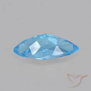 9,17 ctw natürlicher Swiss Blue Topas, Marquise, VVS