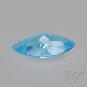9,17 ctw natürlicher Swiss Blue Topas, Marquise, VVS