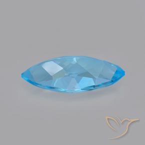 9,17 ctw natürlicher Swiss Blue Topas, Marquise, VVS-VS