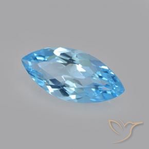 9,17 ctw natürlicher Swiss Blue Topas, Marquise, VVS-VS