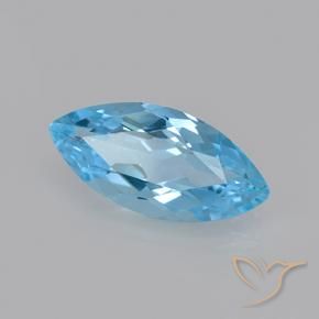9,17 ctw natürlicher Swiss Blue Topas, Marquise, VVS