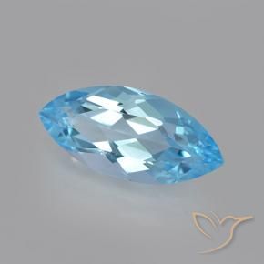 9,17 ctw natürlicher Swiss Blue Topas, Marquise, VVS-VS
