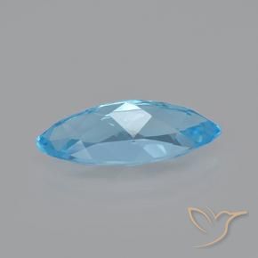 9,17 ctw natürlicher Swiss Blue Topas, Marquise, VVS-VS