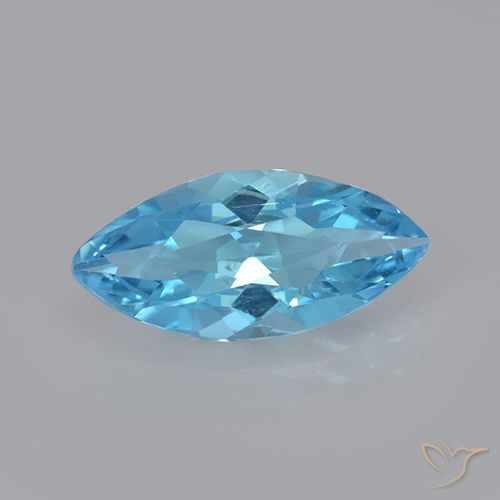3.34ct Natürlicher Swiss Blue Topas, Marquise, VVS