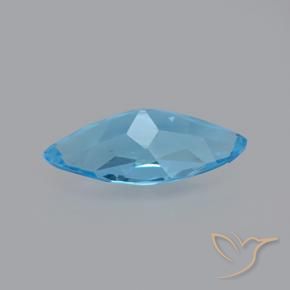 9,17 ctw natürlicher Swiss Blue Topas, Marquise, VVS