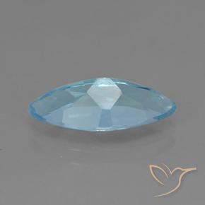 9,17 ctw natürlicher Himmerlblau Topas, Marquise, VVS-VS