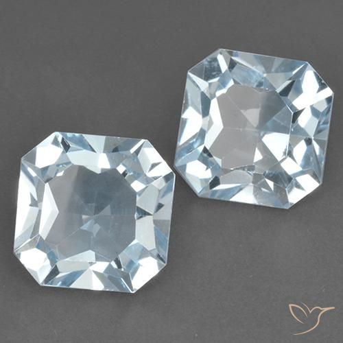 11.30 ct natürliche Himmerlblau Topas-Edelsteine, Oktagonschliff, VVS-VS