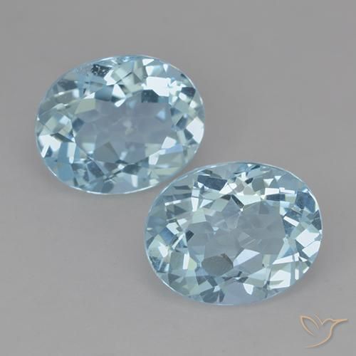 6.84ctw Natürlicher Himmerlblau Topas, Oval, VVS-VS