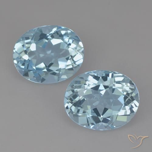 7.13ctw Natürlicher Himmerlblau Topas, Oval, VVS
