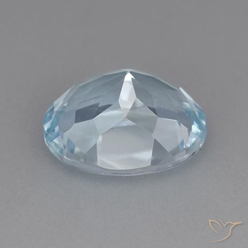 9,17 ctw natürlicher Himmerlblau Topas, Oval, VVS