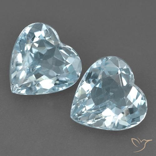 8.85ctw Natürlicher Himmerlblau Topas, Herz, VVS-VS