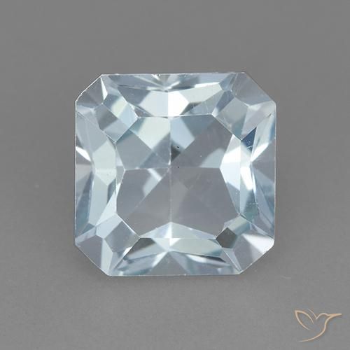 3.10ct Natürlicher Himmerlblau Topas, Smaragdschliff, VVS