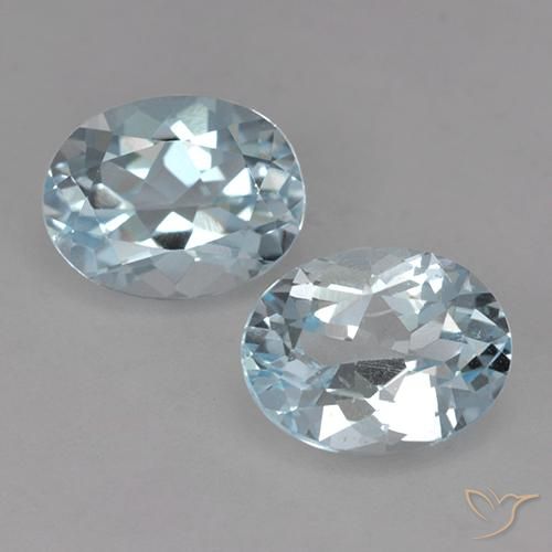 4.64ctw Natürlicher Himmerlblau Topas, Oval, VVS-VS