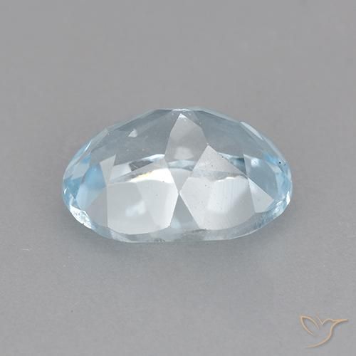 9,17 ctw natürlicher Himmerlblau Topas, Oval, VVS-VS