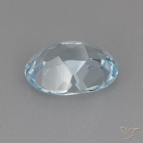 9,17 ctw natürlicher Himmerlblau Topas, Oval, VVS-VS